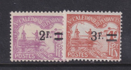 New Caledonia, Scott J17-J18 (Yvert TT24-TT25), MHR - Timbres-taxe