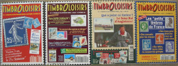 REVUE TIMBROLOISIRS Année 1991/1995 N° 31, 52, 61 Et 74, Septembre 91, Juillet 93, Mai 94, Juillet 95 - Francés (desde 1941)