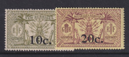 New Hebrides (French), Scott 36-37 (Yvert 61-62), MHR - Neufs