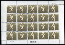 Estonia:Unused Sheet Poet Betti Alver, 2006, MNH - Estonie