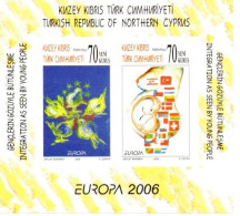 EUROPA CEPT 2006 CIPRO TURCA Bf MNH** NON DENTELLATO - 2006