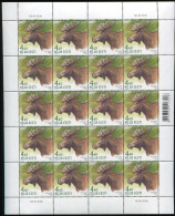 Estonia:Unused Sheet Moose, Alces Alces, 2006, MNH - Estonie