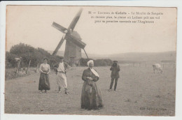 SANGATTE - PAS DE CALAIS - LE MOULIN A VENT - PLAINE OU LATHAM PRIT SON VOL POUR SA TRAVERSEE SUR L'ANGLETERRE - Sangatte