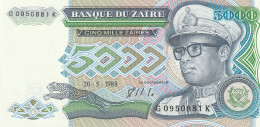 Zaïre, 5000 ZAIRE 1988  P-37  UNC - Zaire