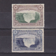 SOUTHERN RHODESIA 1935, SG# 35-35b, Victoria Falls, MH - Southern Rhodesia (...-1964)