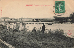 Courlon * Le Barrage En Aval * Villageois - Andere & Zonder Classificatie