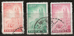 Taiwan 1963 N°Y.T. :  439 à 441 Obl. - Usados