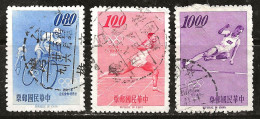 Taiwan 1964 N°Y.T. :  488 à 491 Obl. - Oblitérés