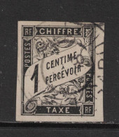 Colonies Générales 1859-1865 - Gabon - Yvert Taxe 1 - Oblitéré LIBREVILLE - Strafportzegels