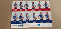 Equipe Team FDJ Futuroscope Lapierre Nouvelle Aquitaine Format A5 - Voleibol