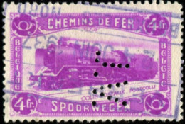 COB : TR  176 (o)   Perfin / Perforé - 1934-51