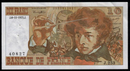 FRANCE -  10 Francs BERLIOZ - 6/11/1975 - J.253 - N° De Billet : 40827 - F : 63/14 - TTB+ - 10 F 1972-1978 ''Berlioz''