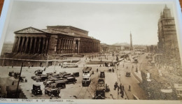 CARTE POSTALE LIVERPOOL LIME STREET & ST GEORGES HALL  1905? - Liverpool