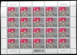 Estonia:Unused Sheet Tallinna XX International Organ Festival, 2006, MNH - Estonie