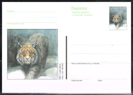 L FEL 40 - SLOVENIE Entier Postal Illustré Lynx - Slowenien