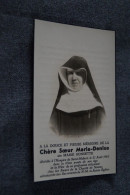 Soeur Marie-Denise,née Marie Gonsette,Saint-Hubert,décédée En 1943 à L'àge De 65 Ans - Décès