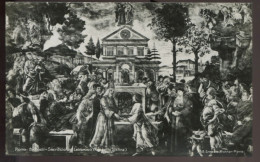 Rome- Boticelli (Sacrifice De Lebbroso) TTB ** Magnifique Carte Neutre Format 9x14 Cm ** Edition Ernesto Richter N°225 - Museos