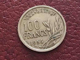 Münze Münzen Umlaufmünze Frankreich 100 Francs 1954 Ohne Münzzeichen - 100 Francs
