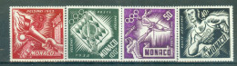 MONACO - P.A. N°51* à 54* MNH Trace De Charnière SCAN DU VERSO. Jeux Olympiques D'Helsinki. Disciplines.. - Verano 1952: Helsinki