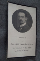 Galloy Jean-Baptiste,né à Liberchies 1895 ,mort En 1918 - Overlijden