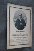 Alfred Brasseur,né à Frasnes-Lez-Gosselies En 1905 ,y Est Mort En 1929 - Overlijden