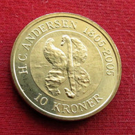 Denmark 10 Kroner 2005 Andersen  Swan  Dinamarca Danemark Danimarca Denemarken UNC ºº - Danemark