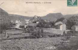 FRANCE - Soubes - Hérault - L'entrée - Carte Postale Ancienne - Altri & Non Classificati