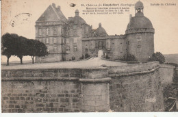 CPA CHATEAU DE HAUTEFORT ENTREE DU CHATEAU - Hautefort