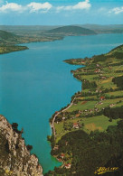 1 AK Österreich / Oberösterreich * Blick Auf Den Attersee - Der Größte Badesee Im Salzkammergut - Rechts Steinbach * - Attersee-Orte