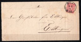 1876 REICHS POST BÜHL POSTAL STATIONERY COVER - Omslagen