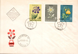 BULGARIE FDC 1963 FLEURS - FDC