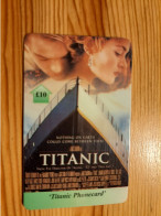 Prepaid Phonecard United Kingdom, 0800 Phonecard - Cinema, Titanic - Emissions Entreprises