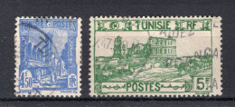 TUNESIE FR. Yt. 287A/288° Gestempeld 1945-1949 - Oblitérés