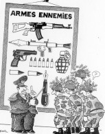 Illustrateur Plantu - Armes Ennemies - Pétition Au Pdt. Suharto Jakarta - Indonésie - Libération Arswendo Atmowiloto - Plantu