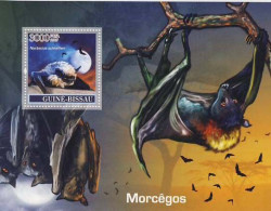 MDA-BK1-475 MINT ¤  GUINEE BISSAU 2007 BLOCK  ¤ BATS - MAMMALS - VLEERMUIZEN - MORCEGOS - Fledermäuse