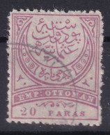 OTTOMAN EMPIRE 1890 - Canceled - Mi 60A - Usati