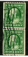 270 USA 1912 Scott # 385 Used (offers Welcome) - Roulettes