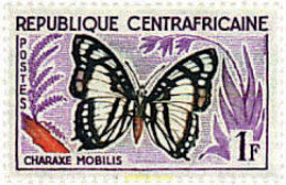 717249 MNH CENTROAFRICANA 1960 MARIPOSAS - Centrafricaine (République)