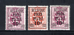 375A/376 MNH 1933 - Heraldieke Leeuw - 1929-1937 Lion Héraldique