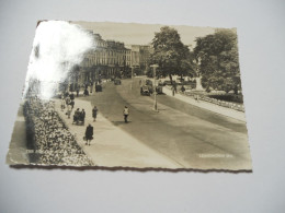 ROYAUME UNI  CARTE GAUFRE ANCIENNE  DE 1962 LEAMINGTON SPA TBE ECRITE VOYAGER - Warwick