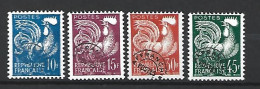 Timbre De France Préoblitéré  Neuf ** N 110 + 112 + 115 + 117 - 1953-1960