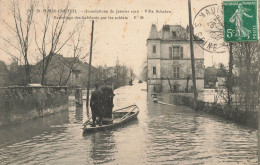 Créteil * St Maur Des Fossés * Inondations De Janvier 1910 * La Villa SCHAKEN * Sauvetage Des Habitants - Creteil