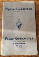 Protège Cahier, Buvard - Saint Symphorien, Pépinières De Touraine, Pinguet Guindon & Fils, 21, Avenue Du Mans - Copertine Di Libri