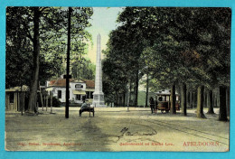 * Apeldoorn (Gelderland - Nederland) * (Uitg Gebrs. Broekman) Gedenknaald En Klein Loo, Paarden Tram à Cheval, TOP - Apeldoorn