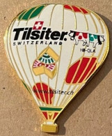 MONTGOLFIERE - BALLON - BALLOON - BALLON - TILSITER SWITZERLAND - CHEESE - FROMAGE SUISSE - KÄSE - VACHES - EGF -   (33) - Airships