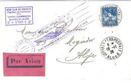 Ligne Mermoz, Période Latécoère - 19/11/1926 Vol Expérimental Alger Marseille - Luchtpost