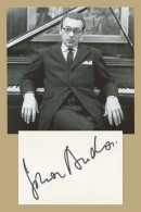 Geza Anda (1921-1976) - Swiss-Hungarian Pianist - Rare Signed Card - Paris 1965 - Zangers & Muzikanten