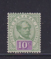 SARAWAK - 1888  Charles Brooke 10c  Hinged Mint - Sarawak (...-1963)