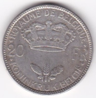 Belgique. 20 Francs 1935. Leopold III. Légende Française, Position A, En Argent - 20 Frank