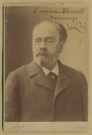 Emile Zola (1840-1902) - French Writer - Outstanding Signed Nadar Photo - COA - Escritores